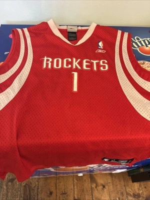 Подлинная футболка Трейси Макгрейди из Houston Rockets No1 XL Reebok NBA - Изображение 1 из 4