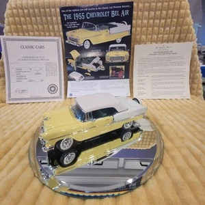 Danbury Mint 1955 Chevrolet Chevy Bel Air Convertible 1/24 Diecast - Picture 1 of 19