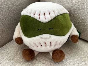 FAO Schwartz 12” Heroes Of The Game Caped Ninja End Zone Baseball Plush NWT - Picture 1 of 3