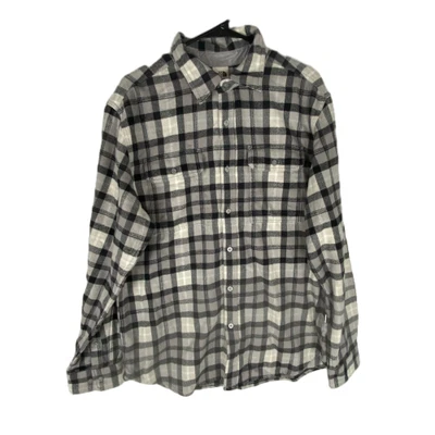 The North Face Flannel Arroyo Shirt Men's L Black White Plaid Cotton Button-Up - Image 1 of 4