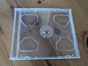 1 Empty Double CD or DVD Case Clear - Picture 1 of 1