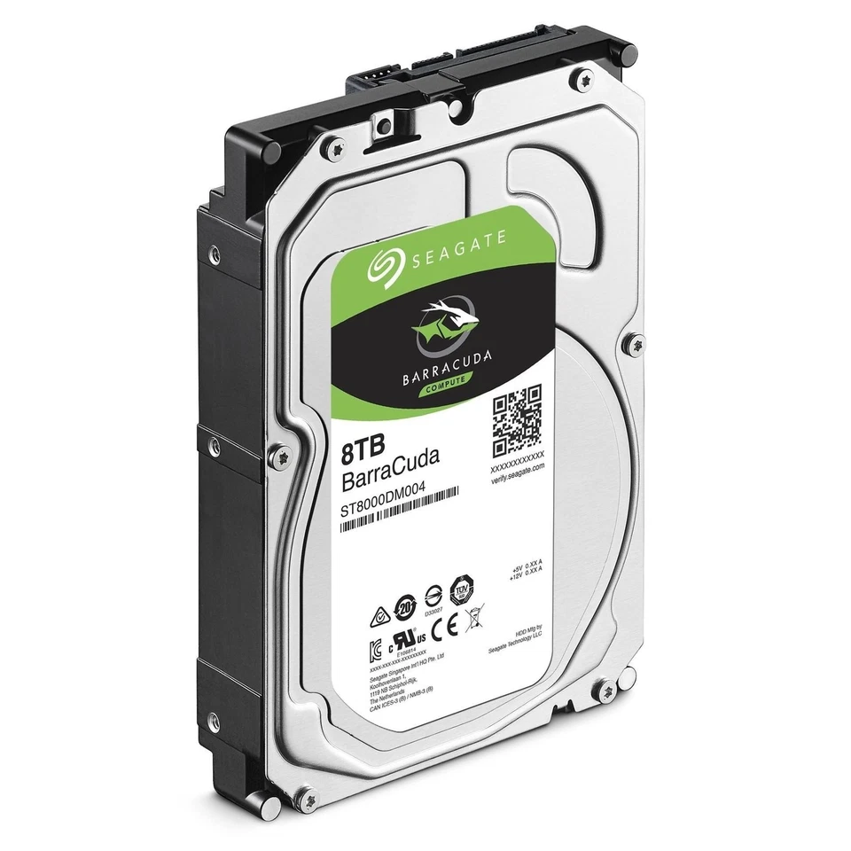 8TB Seagate Barracuda 3.5-inch SATA III 5400rpm 6GB Internal Hard Drive - Image 1 of 1