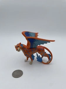 Disney Skylar From Elena Of Avalor Orange Tiger With Wings PVC Toy / Cake Topper - Picture 1 of 3
