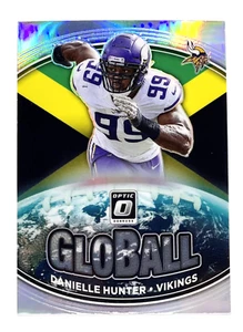 2021 Donruss Optic Global Silver Prizm Danielle Hunter Minnesota Vikings - Picture 1 of 2