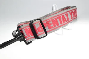Vintage Pentax Retro Camera Strap White Red Letters #G400 - Picture 1 of 6