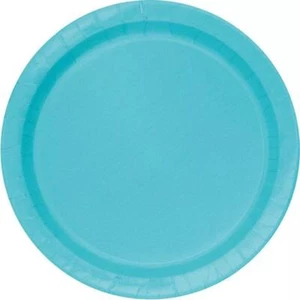 Terrific Teal Paper Plates - 21.9cm (Pack of 16) - Picture 1 of 1