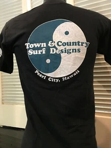Original 80's Town & Country T&C Surf Design Shirt Size Small / Medium - Bild 1 von 6
