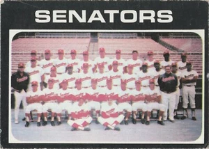 1971 - Topps - Card #462 - Washington Senators - Team Card - Picture 1 of 4
