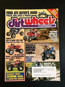 Dirt Wheels Magazine January 2006 - Picture 1 of 2