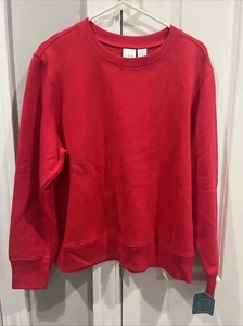 Pro-Spirit 2002 Apple Red Crewneck Sweatshirt Size L-14 New Free Ship - Picture 1 of 6