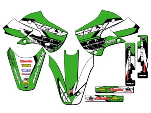 KLX 110 2002-2009 13 FLY Green Senge kit de gráficos compatible con Kawasaki - Imagen 1 de 10