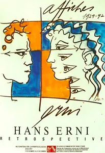 Original vintage poster HANS ERNI POSTERS 1929-1992 EXPO - Picture 1 of 1