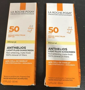 2 PKS La Roche Posay Anthelios Mineral Face Sunscreen - 1.7 oz EXP. 09/25+ (i9) - Picture 1 of 3