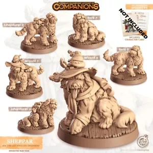 Sheepdog Miniatures by Castnplay, Dnd Miniature / Tabletop Miniature, Dog - Picture 1 of 1