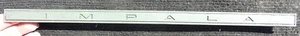 1965 65 Chevy Impala Glove Box Door Emblem Script Badge GM 3859551 Nameplate OEM - Picture 1 of 10