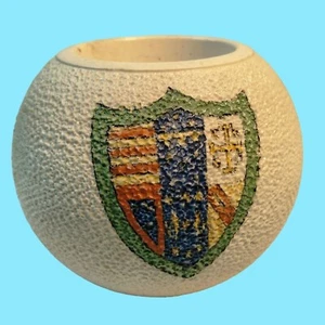 Carlton Ware Stoke On Trent Match Striker Textured Ceramic Shield Design VTG - Picture 1 of 6