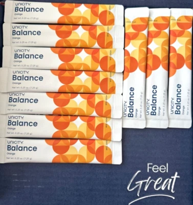 Unicity Balance - Glucosa y Colesterol Soporte Sabor Naranja 10 Piezas - Exp 2026 Foto 1 de 4