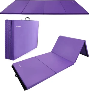 All Purpose 4'X8'X2" Extra Thick High Density anti Tear Gymnastics Gym Folding E - Picture 1 of 12
