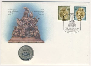 DDR Numisbrief 5 Mark 1990 Zeughaus - Imagen 1 de 2