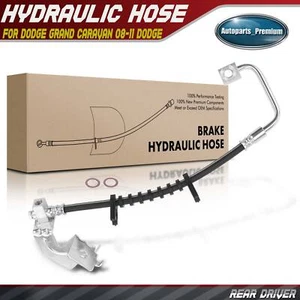 Rear Left Outer Brake Hydraulic Hose For Dodge Grand Caravan 2008-2011 Dodge VW - Picture 1 of 8