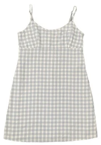 John Galt Brandy Melville Blue & White Gingham Mini Colleen Dress - Fits XS - Picture 1 of 10