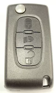 RFC 3 button flip key case for Citroen C4 Grand Picasso remote fob 2004 - 2010 - Picture 1 of 5