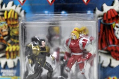 1994 TOYBIZ MARVEL X-MEN STEEL MUTANTS WOLVERINE VS OMEGA RED MOC - Image 1 of 4