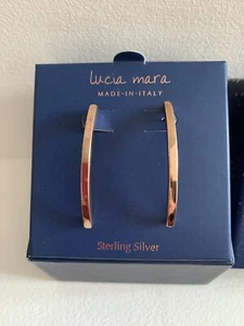Lucia Mara orecchini earrings argento silver sterling placcato bronzo bronze NEW - Foto 1 di 7