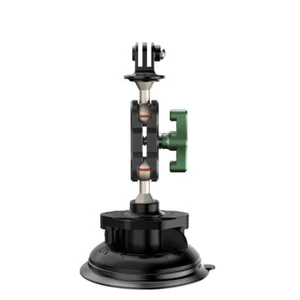 Suction Cup With Magic Arm 360° Rotation Bracket For Gopro Hero 10  9 8 7 6 - Picture 1 of 17