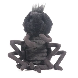 Jellycat Frizzles Spider Plush Retired Stuffed Animal Black - Picture 1 of 5