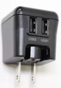 KTEC UNIVERSAL Dual USB Block CHARGER KSA01A5210100D5 2.1A & 1.0A Wall Adapter - Picture 1 of 6