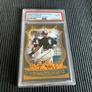 1998 PACIFIC REVOLUTION #3 FRANK THOMAS *MAJOR LEAGUE ICONS PSA 9 MINT* - Picture 1 of 2