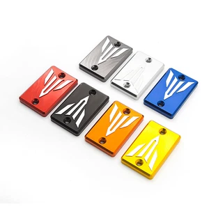 FXCNC For YZF R15 All Years Brake Fluid Oil Reservoir Cover Lid Cap Motorcycle - Picture 1 of 17