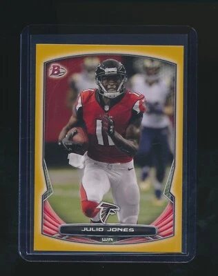 JULIO JONES 2014 BOWMAN GOLD PARALLEL 12/75 #84 - Image 1 of 2