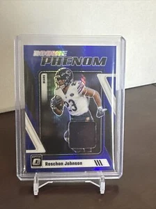Roschon Johnson 2023 Donruss Optic Rookie Phenom Patch Blue #RP-RJ RC Bears - Picture 1 of 2