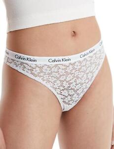 Calvin Klein Carousel Lace Brazilian Brief Knickers 000QD3859E Womens Briefs