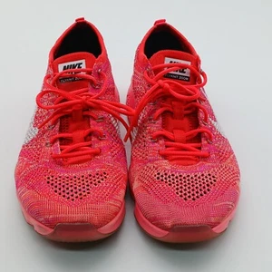 Nike Flyknit Zoom Fit Agility Women's Size 10.5 Pink Running Shoes 698616-602 - Picture 1 of 9