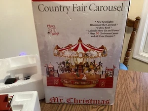Mr.Christmas Country Fair Karussell. Siehe Video - Bild 1 von 6