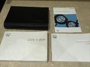 Honda Civic 5 Door Owners Handbook / Manual and Wallet 2001-2005 2003 Print - Picture 1 of 9
