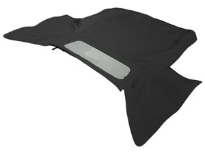 Se adapta a: Ferrari Mondial 1984-1994 tapa suave y ventana hecha de lona negra Haartz - Imagen 1 de 7