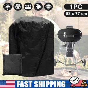 BBQ Round Grill Cover 30" Barbecue Waterproof Outdoor Heavy Duty UV Protection - Picture 1 of 20