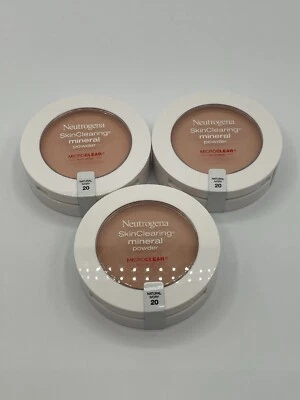3x Expired Neutrogena Skin Clearing Mineral Powder Natural Ivory 10 - Image 1 of 3