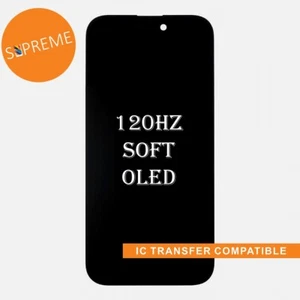 Repuesto digitalizador pantalla táctil LCD pantalla OLED suave 120 Hz para iPhone 15 Pro - Imagen 1 de 6