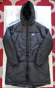 Nike Sportswear Therma-Fit Legacy Parka Sample 'Black Zipper' Sz L [DD6844-010] - Picture 1 of 12