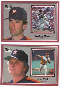 Conjunto de equipo Donruss 1983 de acción de béisbol All-Stars Houston Astros - Nolan Ryan - Imagen 1 de 1