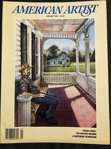 AMERICAN ARTIST January 1989 Robert Aiello Warner Friedman Tony Eubanks - Imagen 1 de 2