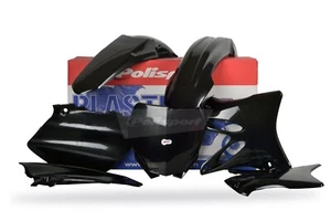 KIT PLASTICA YAMAHA YZ 125 YZ 250 2006 - 2014 NERO - Foto 1 di 1