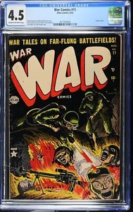 War Comics #11 CGC Sehr guter Zustand + 4,5 klassisches Cover! Marvel 1952 - Bild 1 von 2