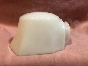 Vintage Service Station Rest Room Light Shade Milk Glass - Picture 1 of 7