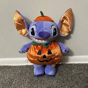 Build a Bear Halloween Stitch Wicked Mischief Disney selten mit Kürbis Outfit - Bild 1 von 15